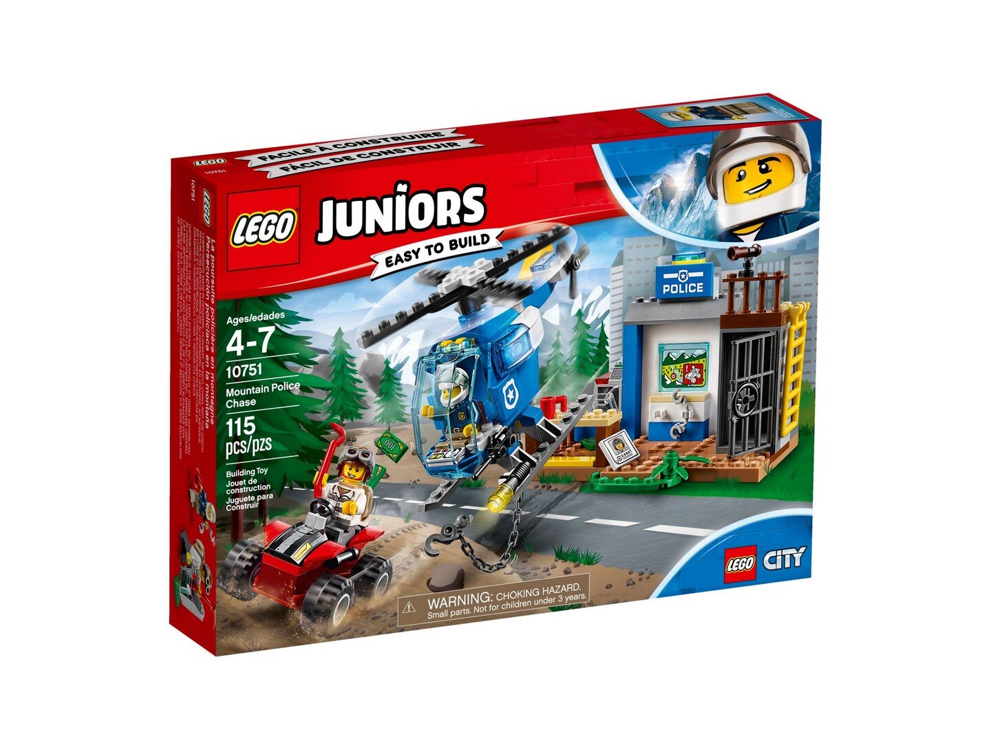 10751 - LEGO® Juniors, Gebirgspolizei auf Verfolgungsjagd