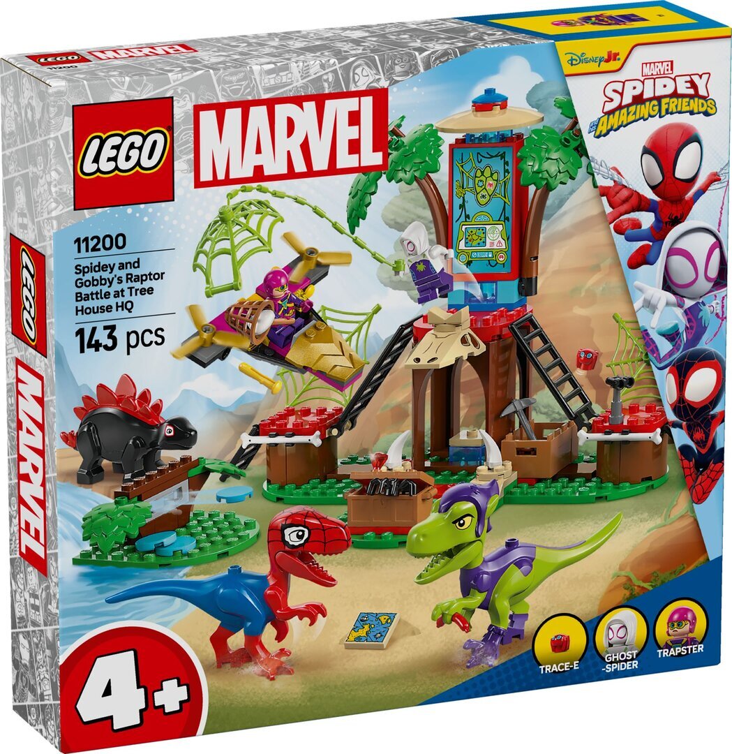 11200 LEGO® Marvel Showdown am Baumhaus: Spidey-Rex vs. Gobby-Raptor