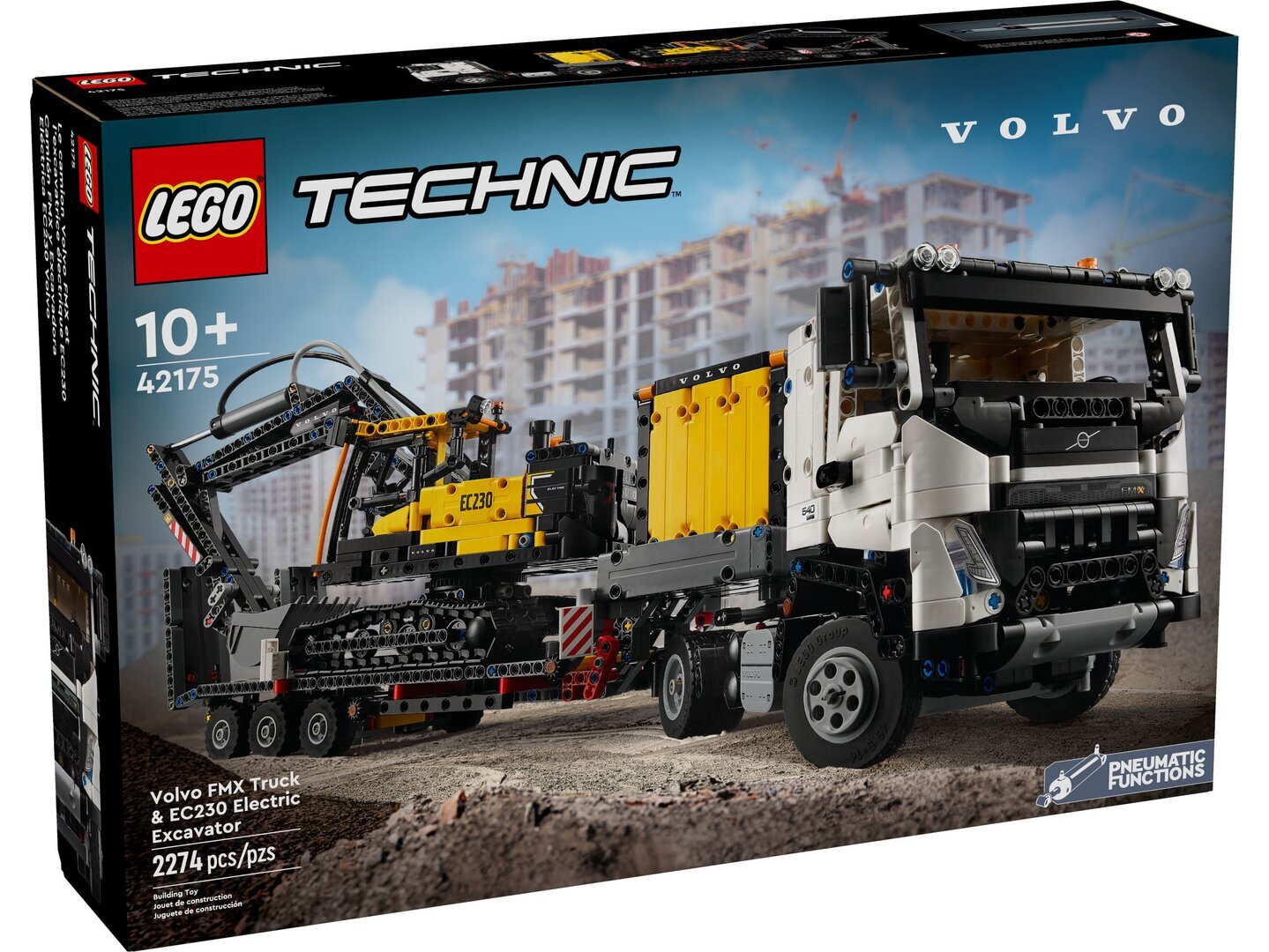 42175 LEGO® Technic Volvo FMX LKW mit EC230 Electric Raupenbagger