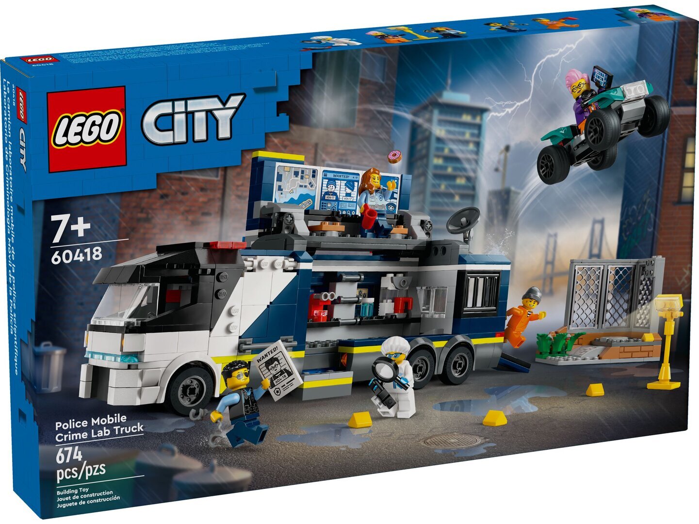 60418 LEGO® City Polizeitruck mit Labor