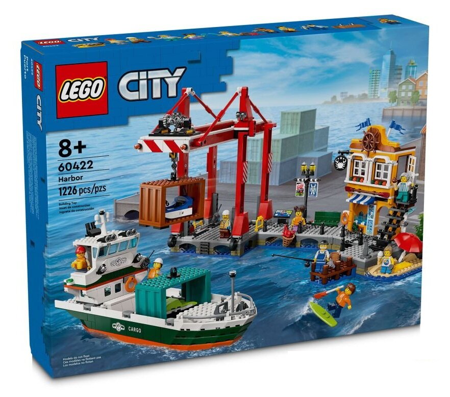 60422 LEGO® City Hafen mit Frachtschiff