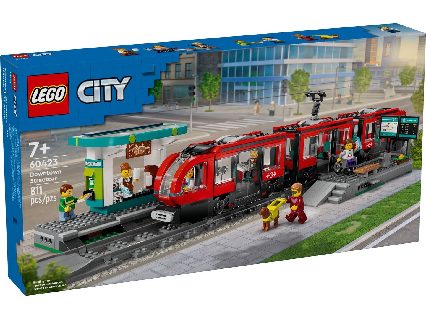 60423 LEGO® City Straßenbahn mit Haltestelle