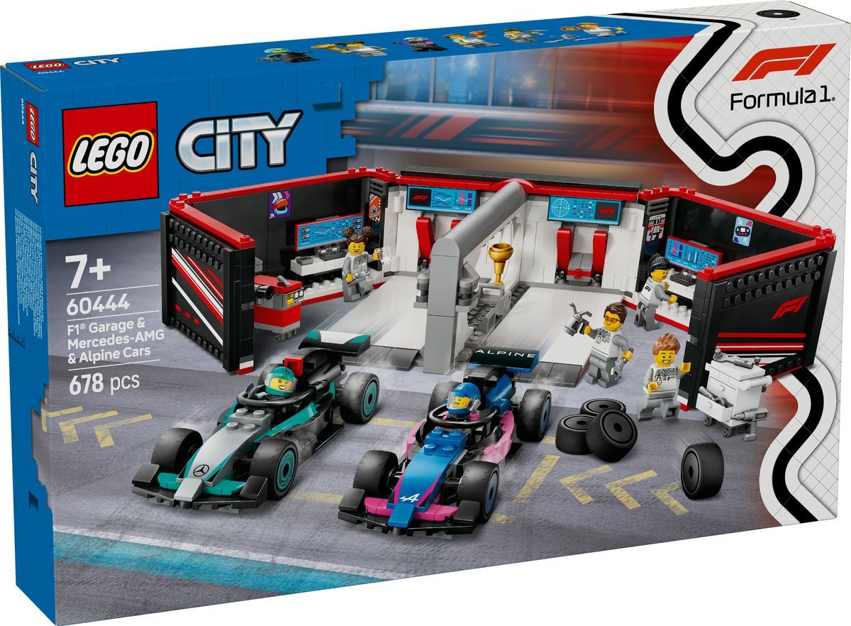 60444 LEGO® City F1® Garage mit Mercedes-AMG & Alpine Rennautos