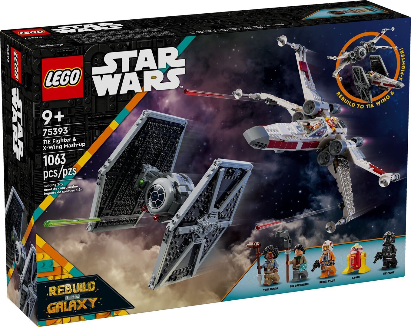 75393 LEGO® Star Wars™ Mashup aus TIE Fighter & X-Wing