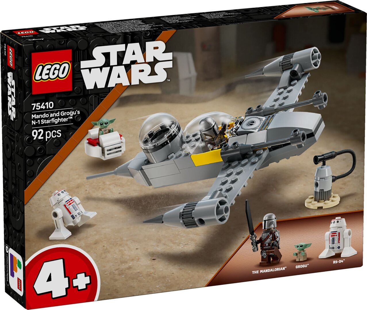 75410 LEGO® Star Wars™ Mandos und Grogus N-1 Starfighter™