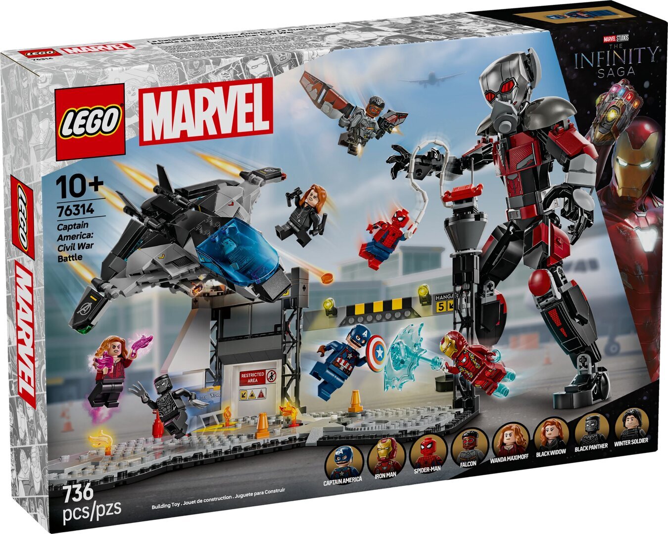 76314 LEGO® Marvel Captain America: Civil War Actionduell
