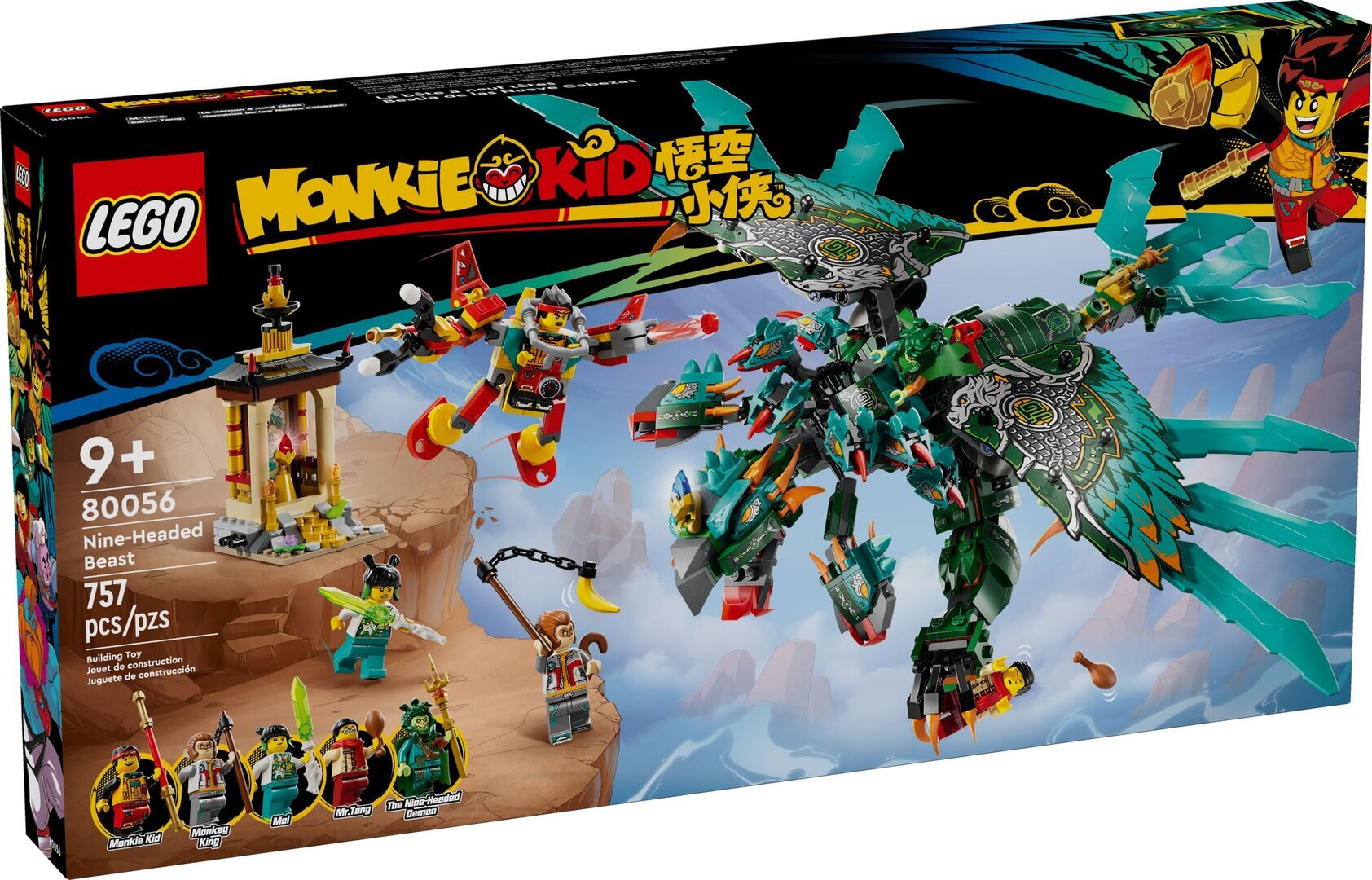 80056 LEGO® Monkie Kid™ Neunköpfige Bestie