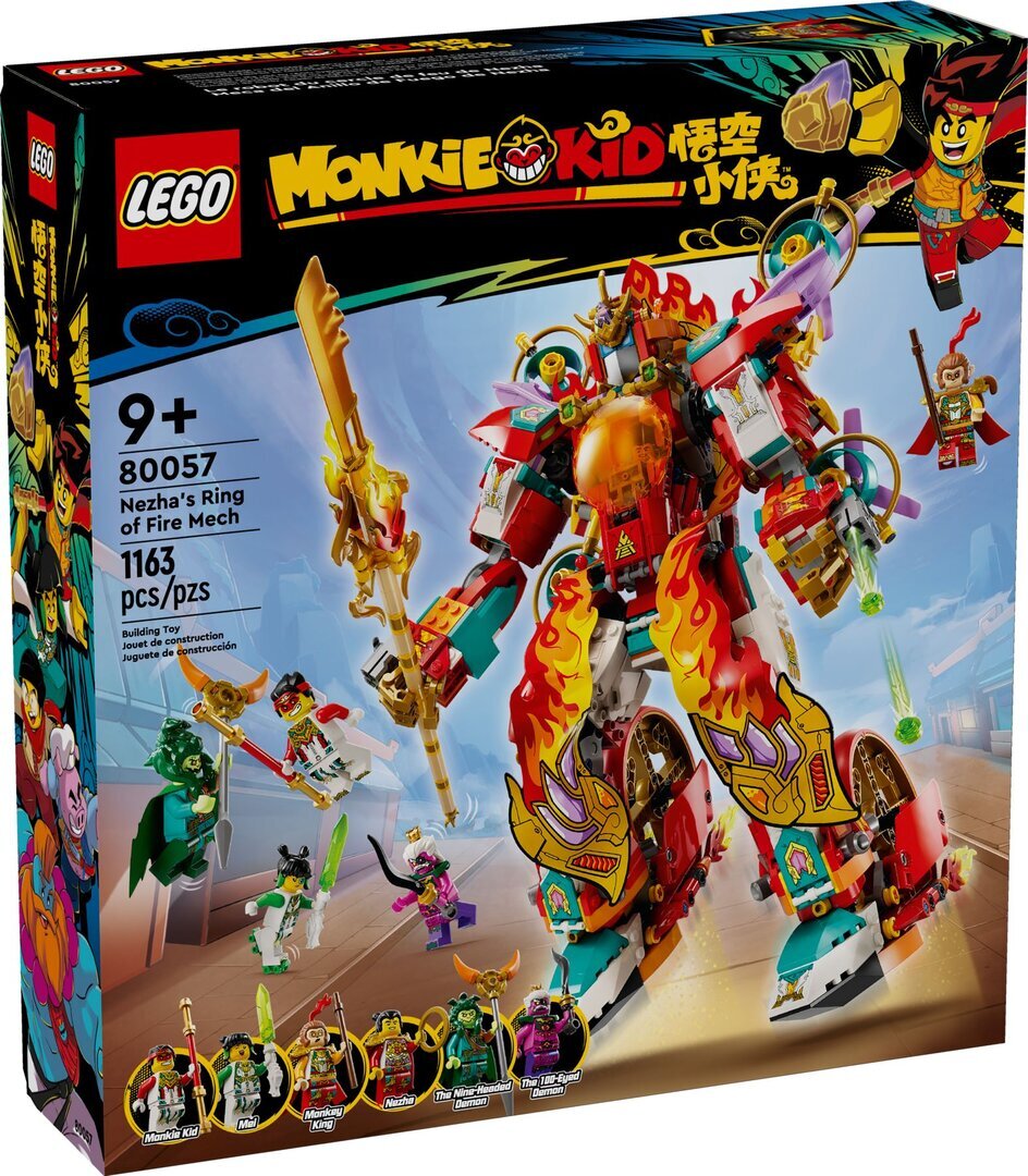 80057 LEGO® Monkie Kid™ Nezhas Feuerring-Mech